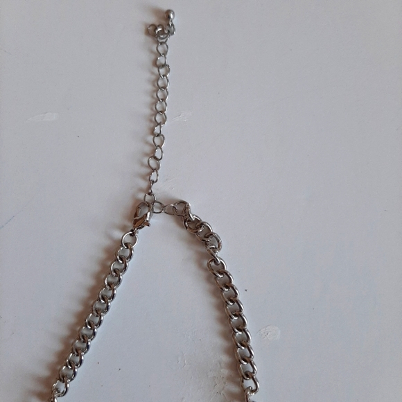 Silver tone Statement Necklace - Picture 5 of 5